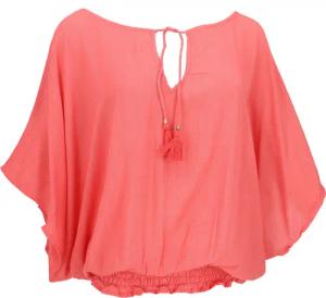 Guru-Shop Longbluse Luftige Boho Bluse, Maxibluse