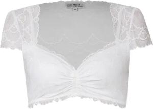 MarJo Dirndlbluse 'Adelsdorf' Kurzarm, Offwhite