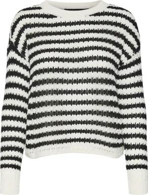 Vero Moda Strickpullover SPRING (1-tlg) Lochmuster