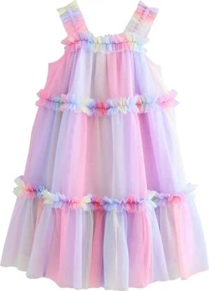 Next Trägerkleid Gestuftes Trägerkleid mit Mesh