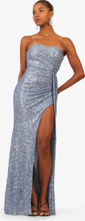 Kraimod Abendkleid mit Schnürung und Beinschlitz