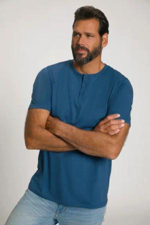 JP1880 T-Shirt JP1880 Henley Basic Knopfleiste