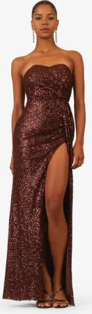 Kraimod Abendkleid mit Schnürung und Beinschlitz
