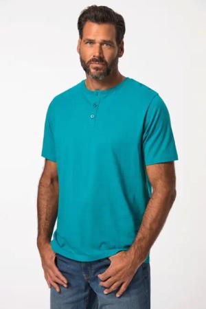 JP1880 T-Shirt JP1880 Henley Basic Knopfleiste