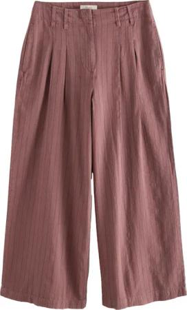 Next Stoffhose Superbreit gestreifte Hose aus