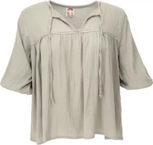 Guru-Shop Longbluse Luftige Boho Bluse, Maxibluse