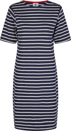 Wind sportswear Sommerkleid Damen Kurzarmkleid gestreift,