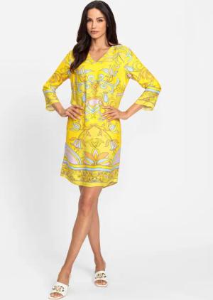 heine Etuikleid Druckkleid