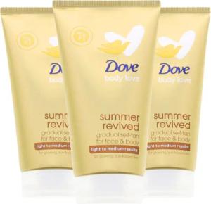 DOVE Selbstbräunungsöl 3 x Dove Summer