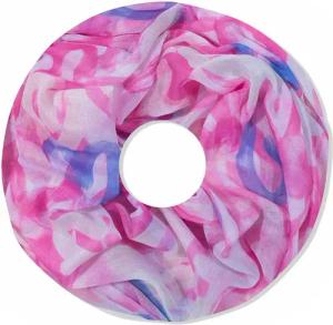 MIRROSI Loop Damen Schal mit Herz-Muster