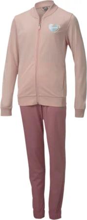 PUMA Trainingsanzug Puma Mädchen Polyesteranzug Poly
