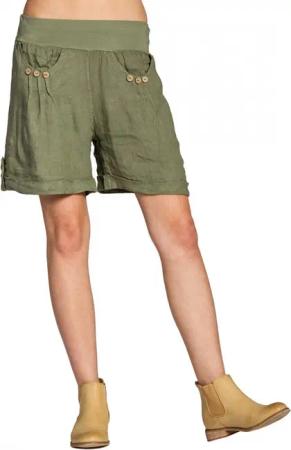 Caspar Shorts BST002 Damen Leinen Shorts