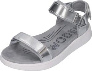WODEN LINE METALLIC WL714 Sandale Silver