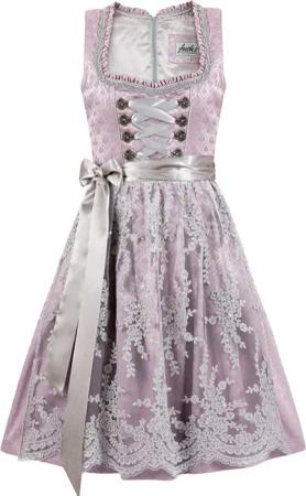 Trachten24.de Dirndl Midi Dirndl Lina rosa