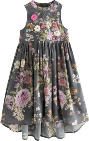 Next Druckkleid Verziertes Kleid mit floralem