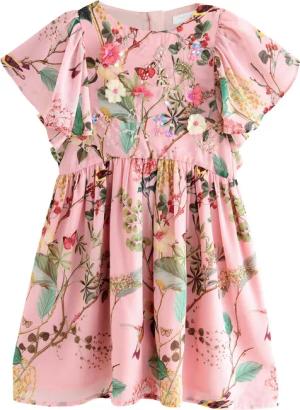 Next Druckkleid Verziertes Kleid mit floralem