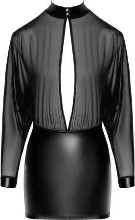 Noir Handmade Minikleid Minikleid in schwarz