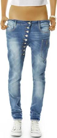be styled Tapered-fit-Jeans Baggy Damenhosen mit