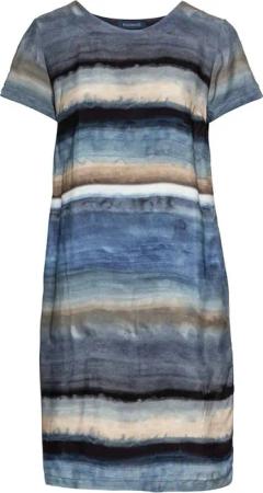 Highmoor Midikleid Streifen-Kleid Aquarell
