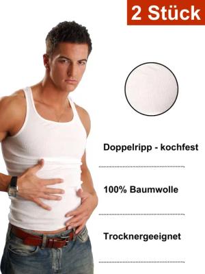 Cocain underwear Unterhemd Geripptes Herren Unterhemd