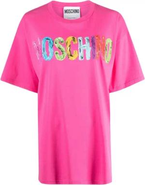 Moschino T-Shirt COUTURE 3D Logo Paint-Effect