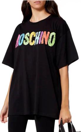 Moschino T-Shirt COUTURE 3D Logo Paint-Effect