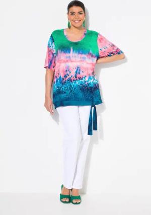 Ulla Popken T-Shirt T-Shirt Farbverlauf Rundhals