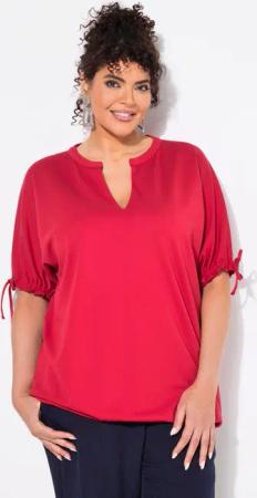 Ulla Popken Sweater Sweatshirt Oversized Tunika-Ausschnitt