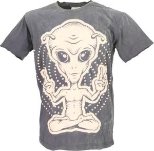 Guru-Shop T-Shirt Mirror Herren T-Shirt, Yoga