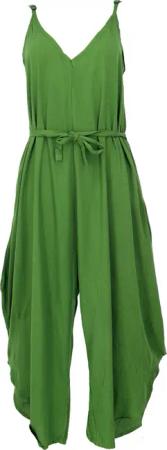 Guru-Shop Relaxhose Einfarbiger Jumpsuit, Sommer Overall,..