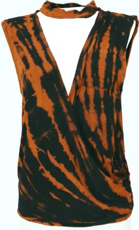 Guru-Shop T-Shirt Batik Hippie T-Shirt mit