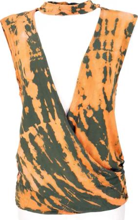 Guru-Shop T-Shirt Batik Hippie T-Shirt mit