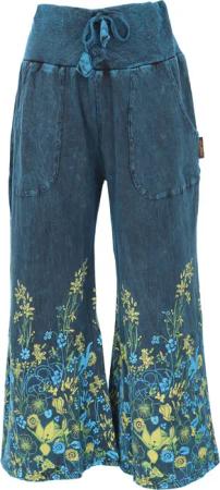 Guru-Shop Relaxhose Palazzohose, Boho Baumwollhose, Hosenrock