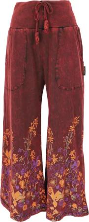 Guru-Shop Relaxhose Palazzohose, Boho Baumwollhose, Hippiehose