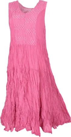 Guru-Shop Midikleid Boho Maxikleid, luftiges Sommerkleid