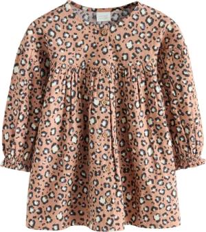 Next Druckkleid Langärmeliges Kleid aus Baumwolle