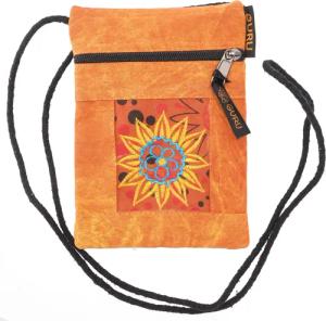 Guru-Shop Schultertasche Boho Brustbeutel, Passporttasche -