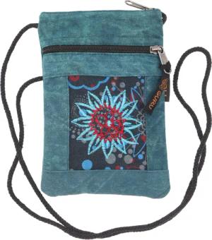 Guru-Shop Schultertasche Boho Brustbeutel, Passporttasche -