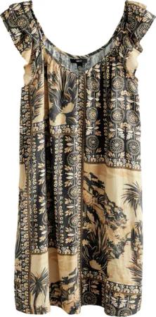 Next Minikleid Minikleid mit V-Ausschnitt und