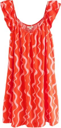 Next Minikleid Minikleid mit V-Ausschnitt und