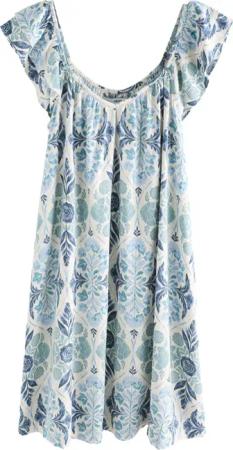 Next Minikleid Minikleid mit V-Ausschnitt und