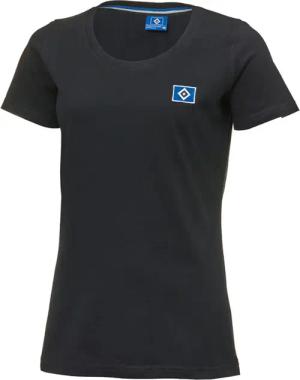 HSV T-Shirt Damen "Logo" schwarz