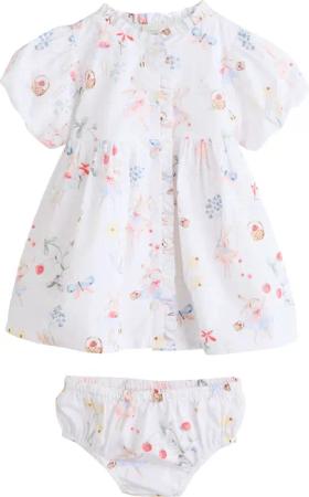 Next Sommerkleid Babykleid und Unterhose aus
