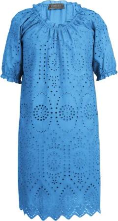 White Label Midikleid Kleid mit Madeira-Spitze