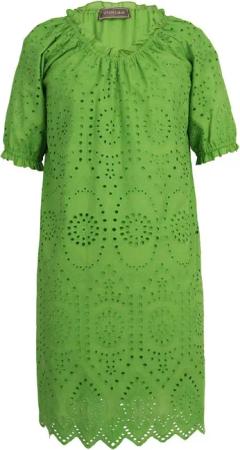 White Label Midikleid Kleid mit Madeira-Spitze