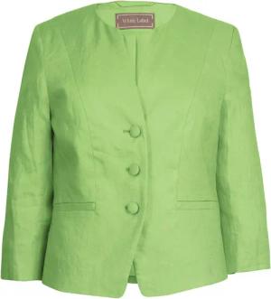 White Label Jackenblazer Kurzblazer aus Leinen