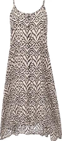 Guru-Shop Midikleid Luftiges Sommerkleid, Strandkleid -