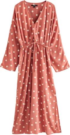 Next Maxikleid Maxikleid mit Bindegürtel und