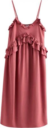 Next Midikleid Midikleid mit Rüschenkleid (1-tlg)