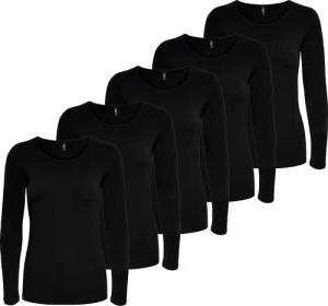 ONLY Langarmshirt Langarmshirt Damen Shirt Schwarz